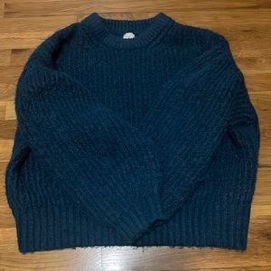 A New Day Blue Balloon Sleeve Sweater